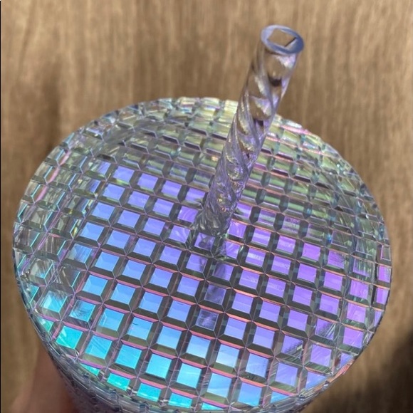 Starbucks China Glitter Grid Iridescent Rainbow Tumbler Cold Cup 24 oz Overseas - Picture 16 of 16